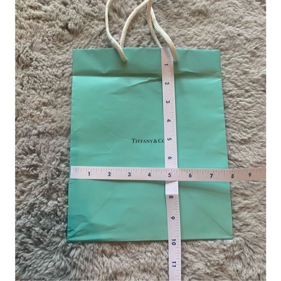 4 DESIGNER PAPER SHOPPING gift BAG LOT SET GUCCI HERMES TIFFANY LOUIS VUITTON - Picture 5 of 6